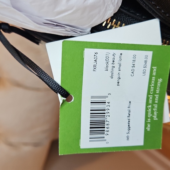 Kate Spade Dashing Beauty Penguin Small Lottie NWT - Picture 11 of 15